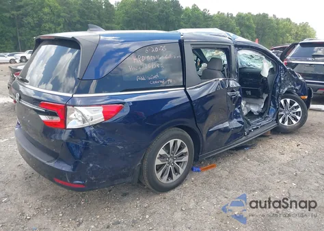 2023 Honda Odyssey Ex-L из США, поврежденный, VIN 5FNRL6H61PB067180